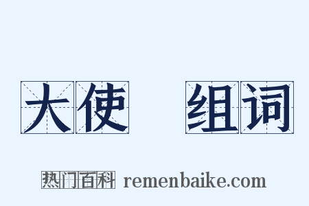 大使館组词是什么意思的图片